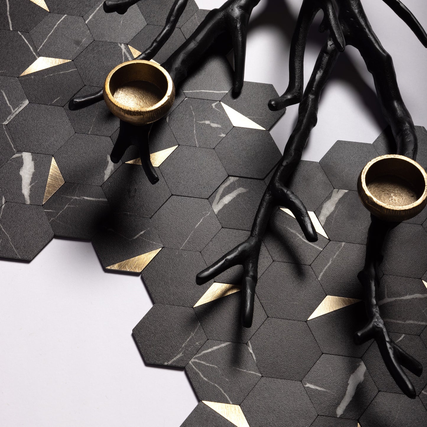 Hexagon Stick Wall Tiles