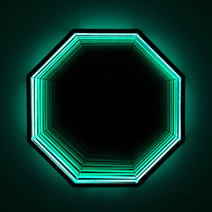 3D Octagon Mirror Light