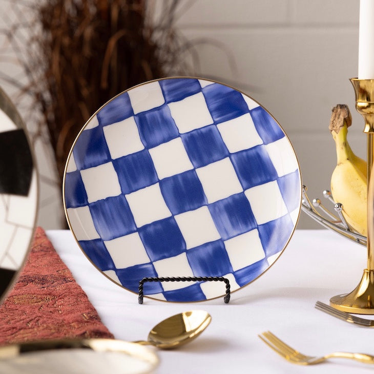 Royal Blue Plate Set