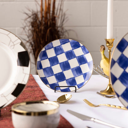 Royal Blue Plate Set