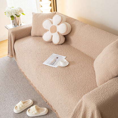 Sofa Throw Covers L-Shape Sectional Couch Cover for Dogs Cats Furniture Protector