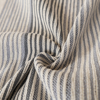 Geometric Chenille Sofa Throw Cover, Breathable Couch Protector with Tassel Fringe