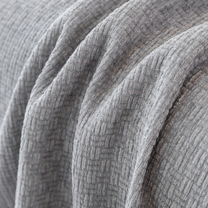 Chenille Large Throw Couch Cover Blanket with Water-Resistant for Futon, Loveseat, and L-Shaped Sofa