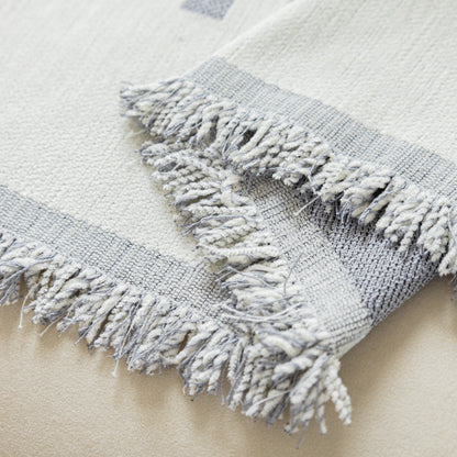 Boho Stripe Sectional Couch Cover Soft Chenille Sofa Slipcovers Blanket on The Sofa for Living Room