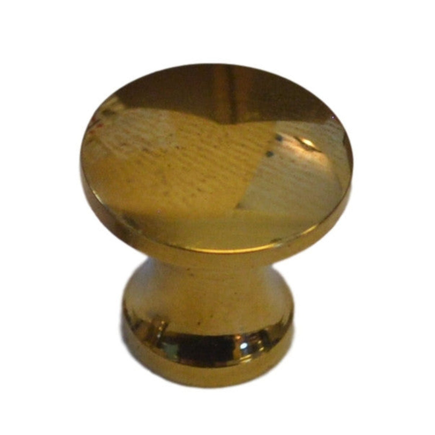 Small Lawyers Bookcase Knob - Brass or Nickel