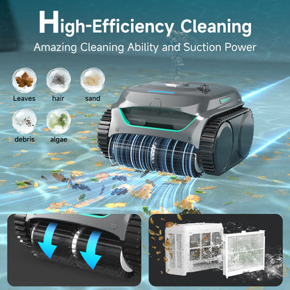 (2026 Upgrade) C2 Cordless Robotic Pool Cleaner