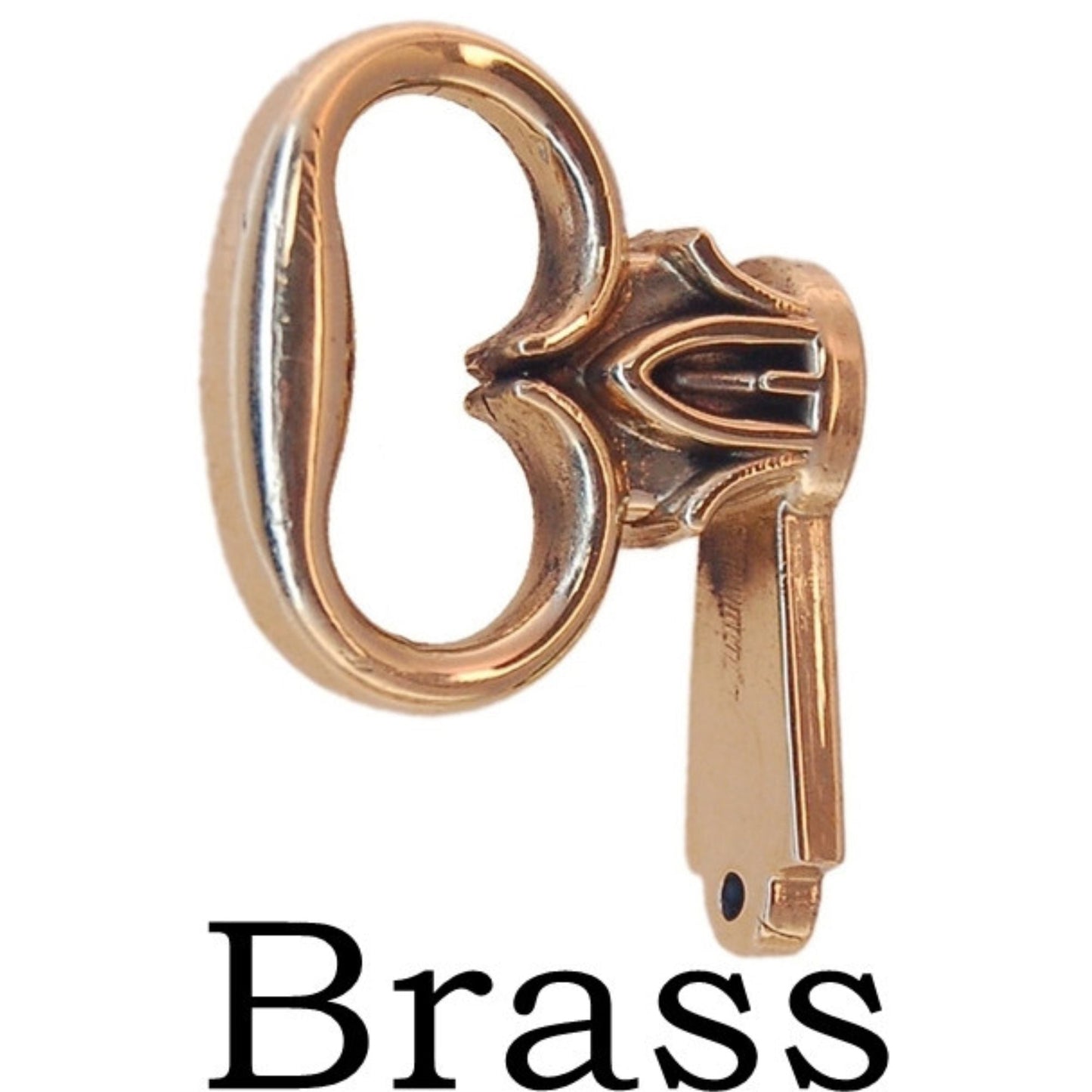 Decorative Mock Key for Colonial Revival Cabinet Doors - Brass & Antique Brass Finishes