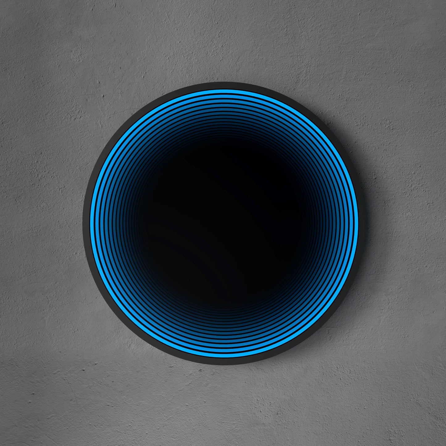 3D Circle Mirror Light