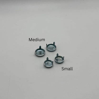 Furniture Glides, 3 Prong, Steel