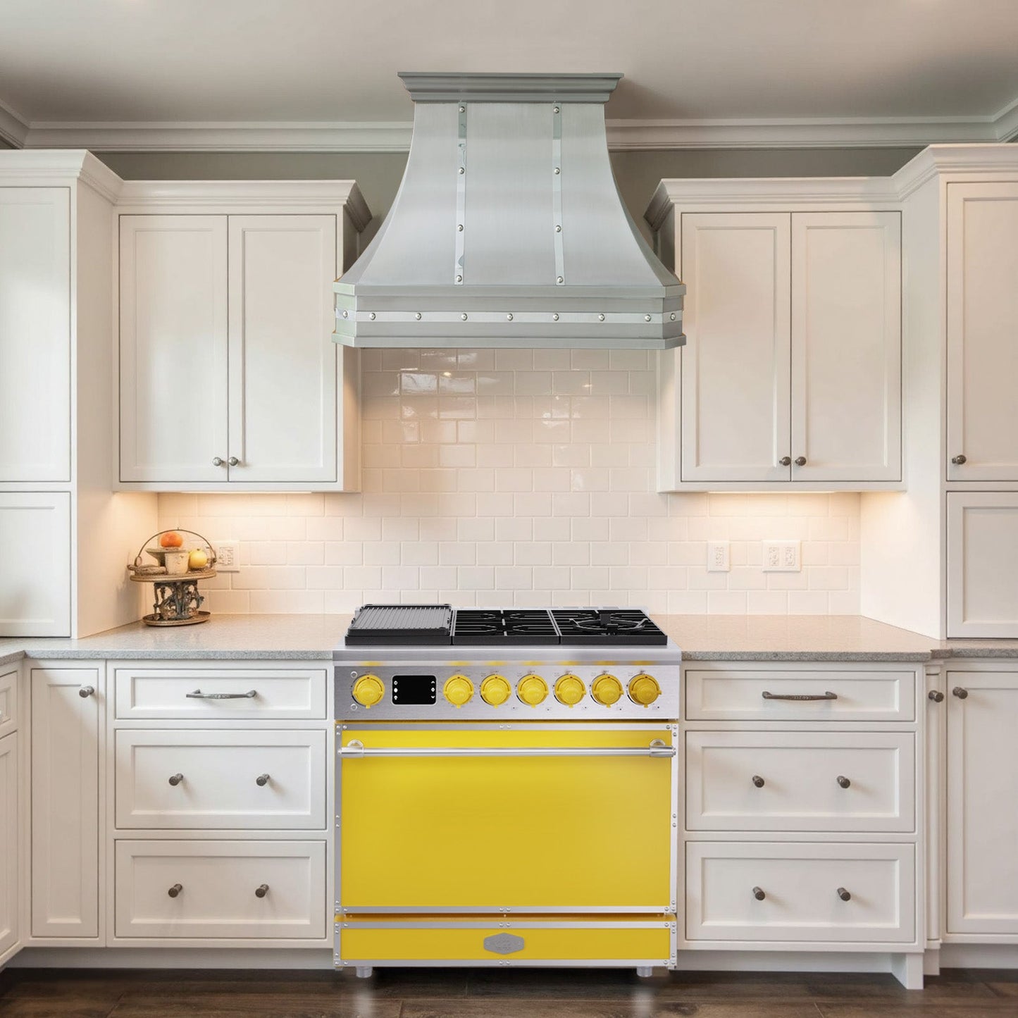 36 Inch Freestanding Custom Gas Range with 6 Sealed Burners Cooktop, Rapid Convection Oven, Natural Gas/LP Convertible - AK-G36N05A-3