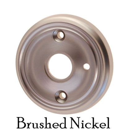 Doorknob Rosette with Beveled Detailing