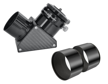 ED80-FCD100 Series Air-Spaced Triplet Refractor Telescope and Hybrid 2N1 Finder Base