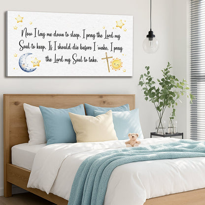 I Lay Me Down To Sleep Faith Sign