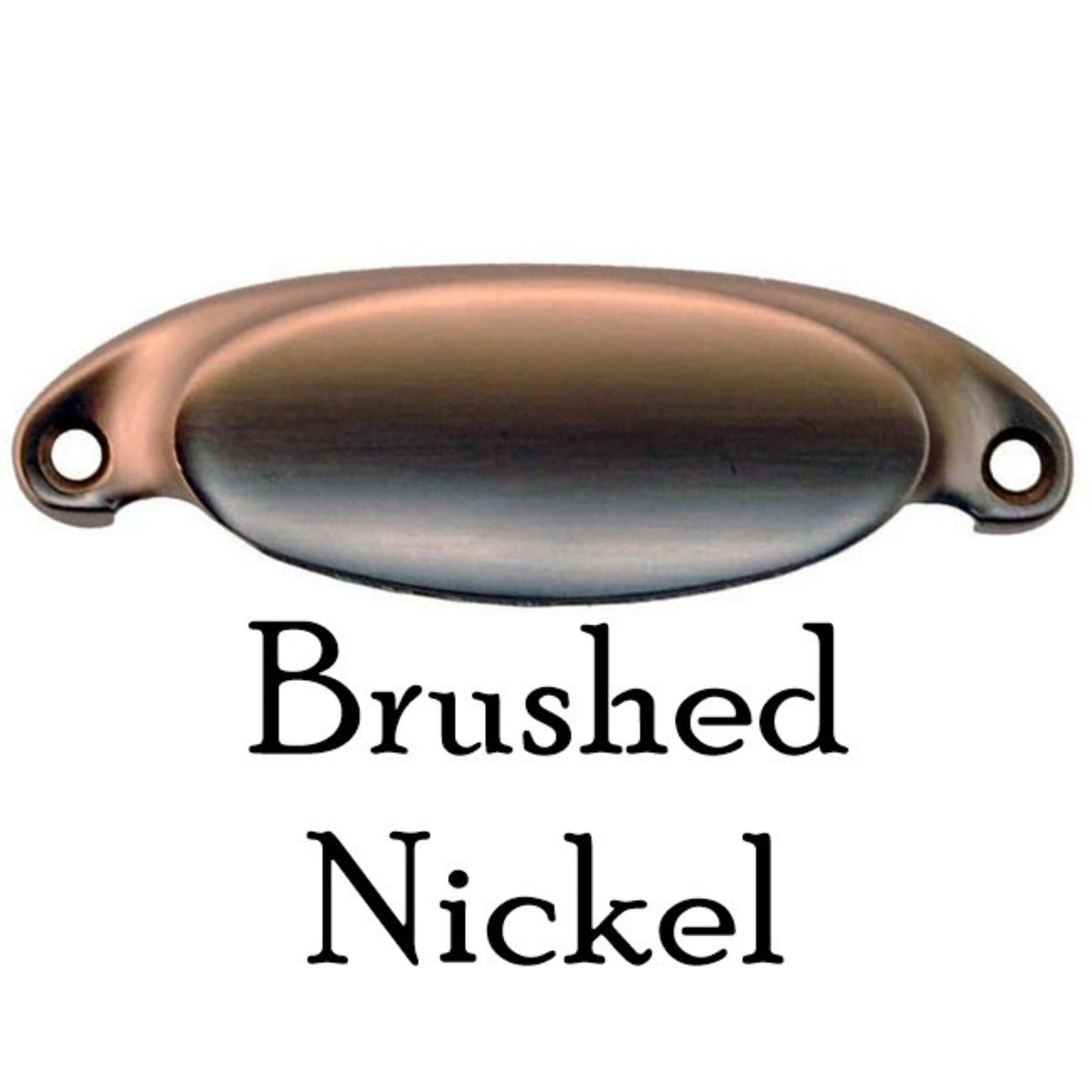Classic Bin Pull Solid Brass with Elegant Rounded Design Available in 4 Finishes Includes Mounting Hardware