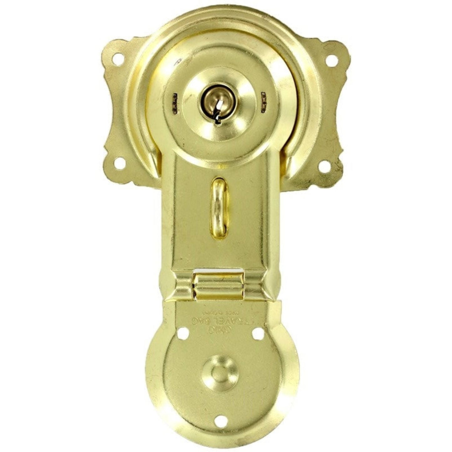 Vintage Brass Trunk Lock - Secure Your Treasures with Antique Elegance