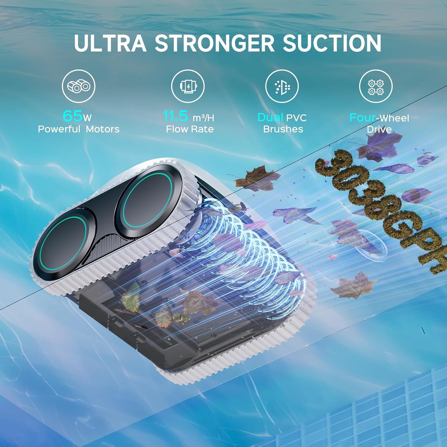 (2026 Upgrade) C1 Cordless Robotic Pool Cleaner