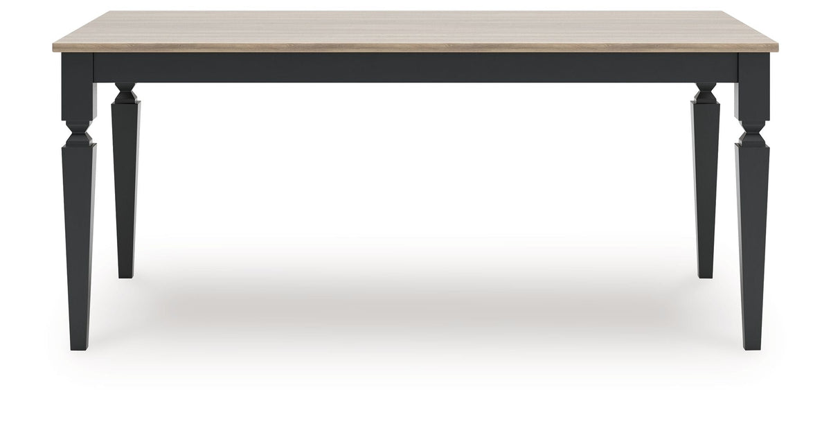 Brenkerton - Rectangular Dining Room Table - Grayish Brown / Black