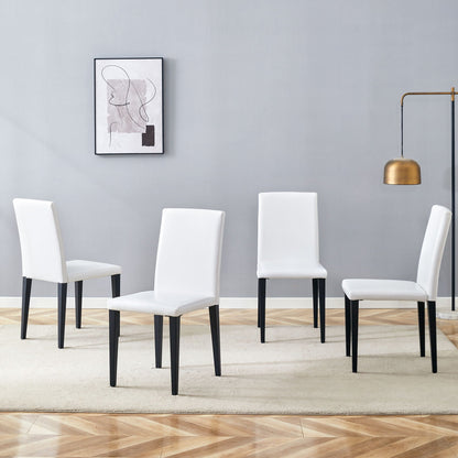 Versatile Dining Chairs With Comfortable Design And Metal Legs