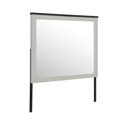 Avery - Mirror With Sleek Frame Large Scale Mirror For Dresser - Beige
