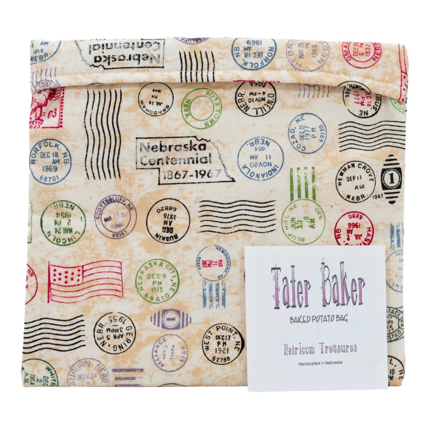 Tater Baker Baked Potato Microwave Bag | Nebraska Designs | Heirloom Treasures
