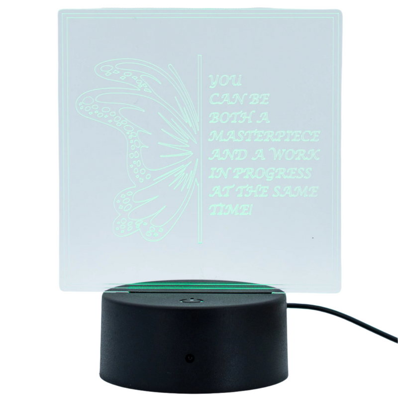 Faith-Based LED Lighted Plaque | Multiple Sayings | Glowing Creation
