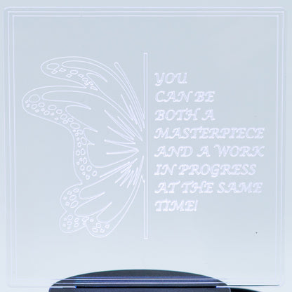 Customizable LED Lighted Plaque | Create Your Own Saying | Glowing Creation
