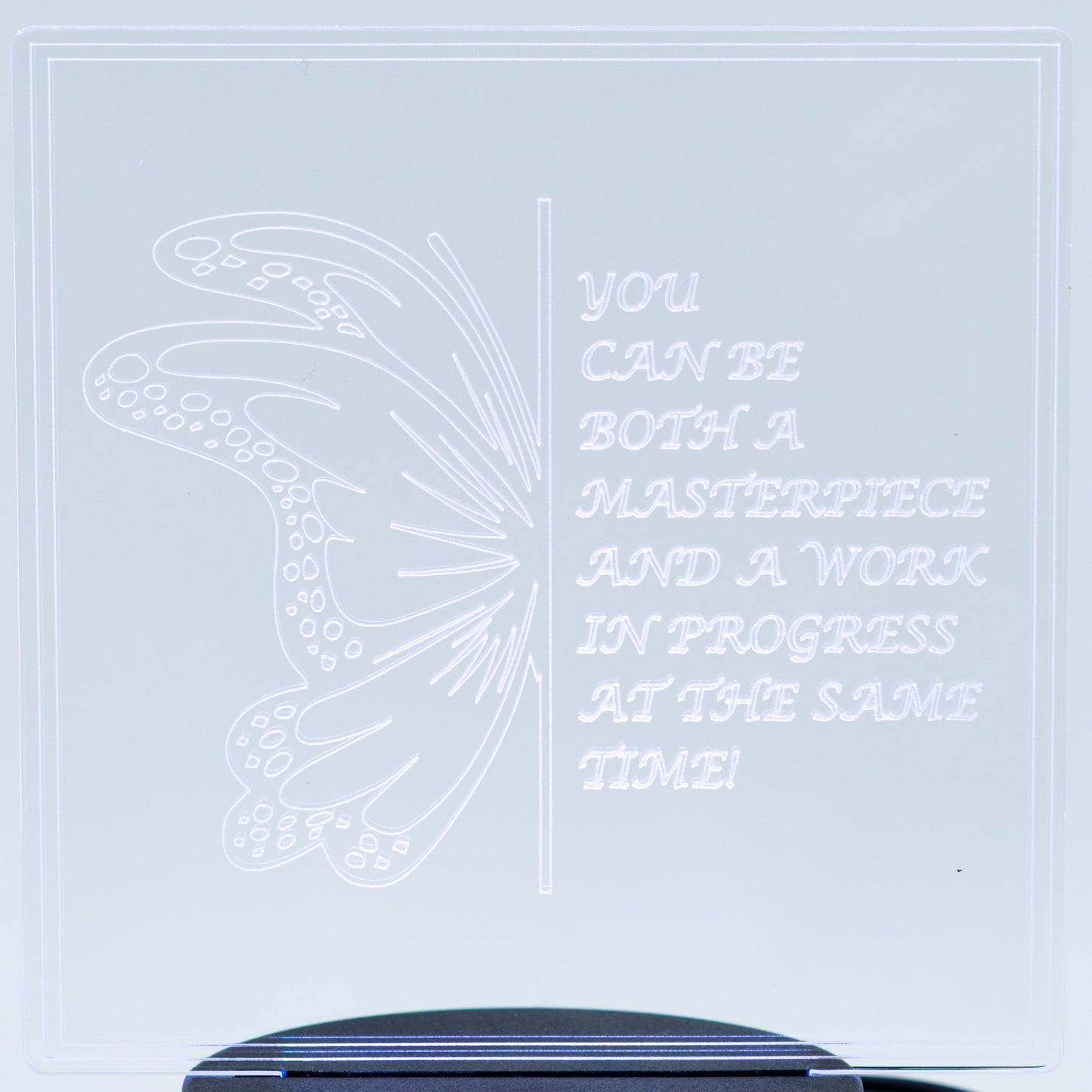 Inspirational LED Lighted Plaque | Multiple Sayings | Glowing Creation