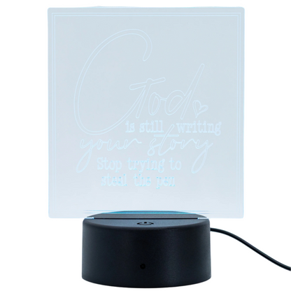 Inspirational LED Lighted Plaque | Multiple Sayings | Glowing Creation