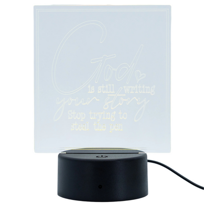Customizable LED Lighted Plaque | Create Your Own Saying | Glowing Creation