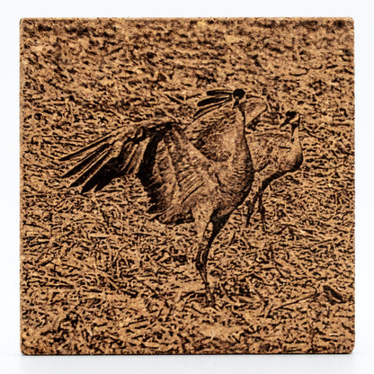 Etched Cork Coaster | Multiple Designs | Single Coaster | RCK Creations & More