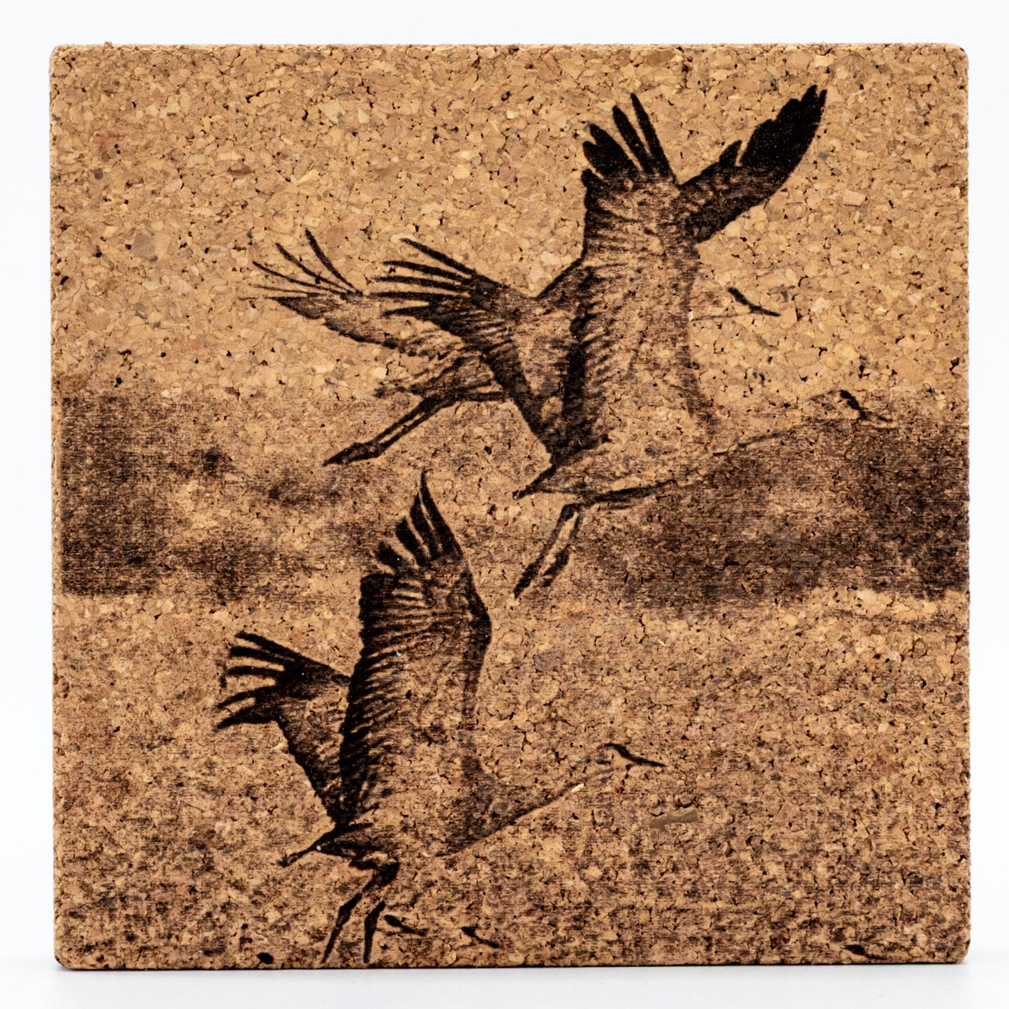 Etched Cork Coaster | Multiple Designs | Single Coaster | RCK Creations & More