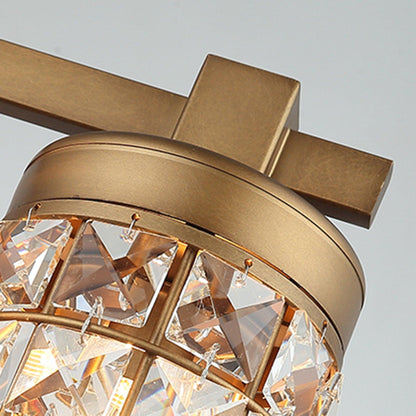 3-Light Modern Golden Linear Vanity Lights Wall Light