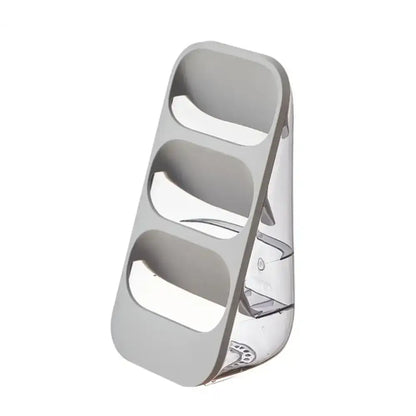 3-tier gray & sage green kitchen utensil organizer cutlery rack