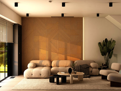 Modern Solid Wood Panel