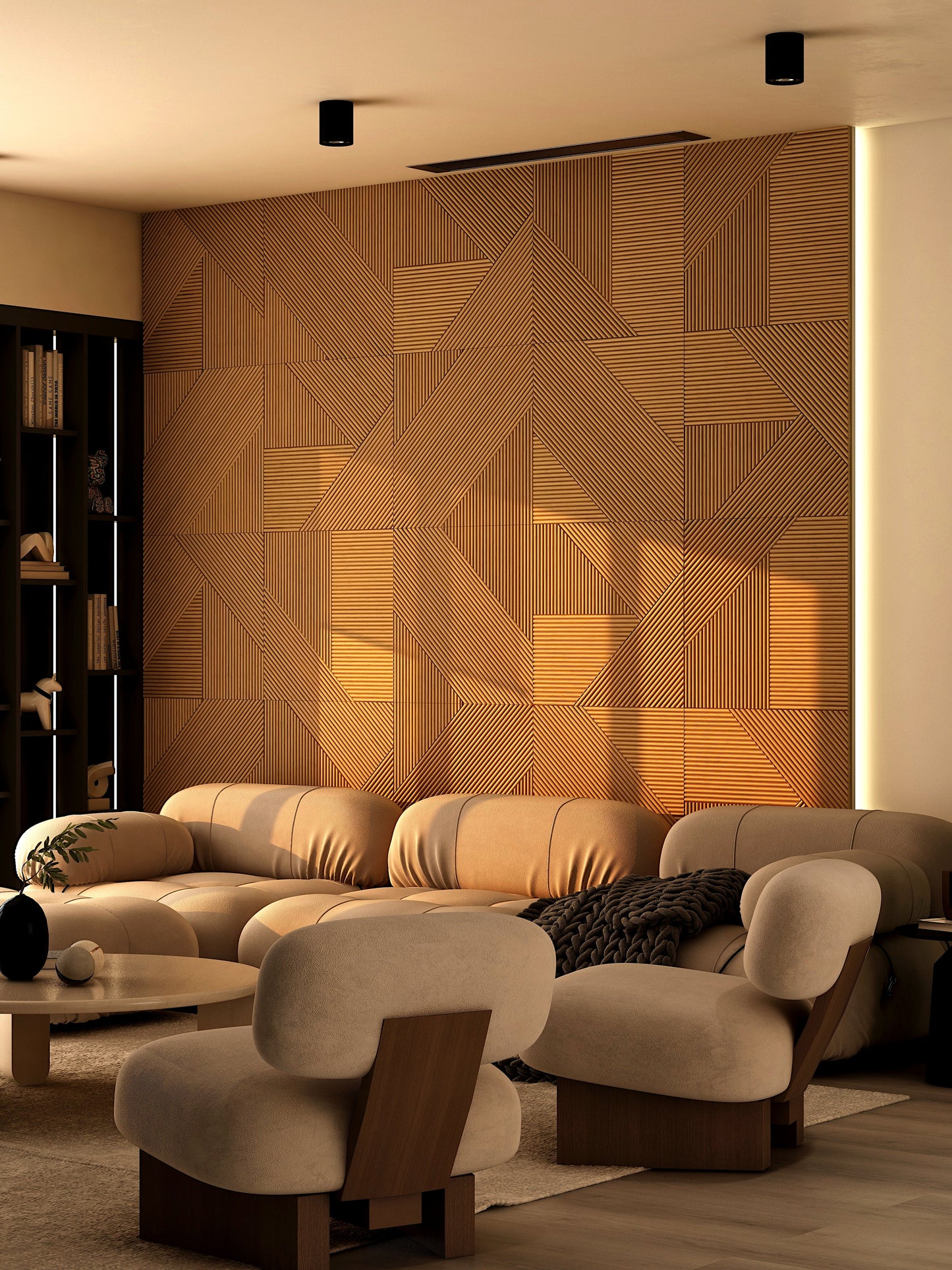 Modern Solid Wood Panel