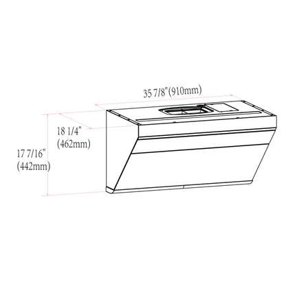 30"/36" Under-Cabinet / Wall Mount Classic Series | JQG7501 / JQG9001