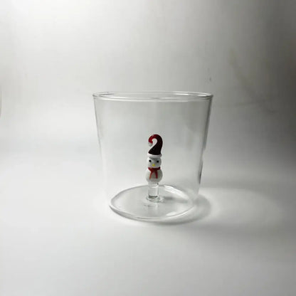 300ml 3d christmas tree wine glass – dining room holiday tumbler
