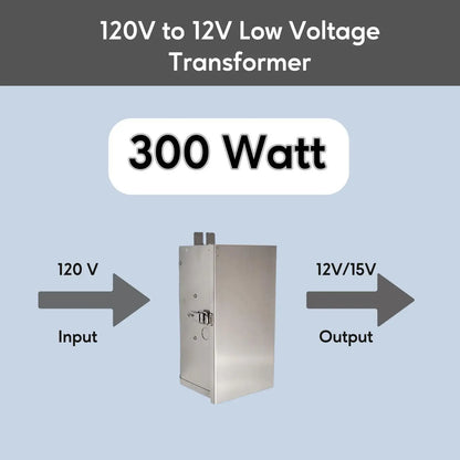 300W Multi-Tap Low Voltage Transformers | 12V - 15V