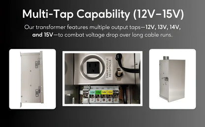 300W Multi-Tap Low Voltage Transformers | 12V - 15V