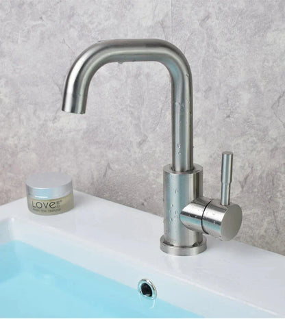 DecorBites™ 304 Stainless Steel Rotating Bathroom Sink Faucet