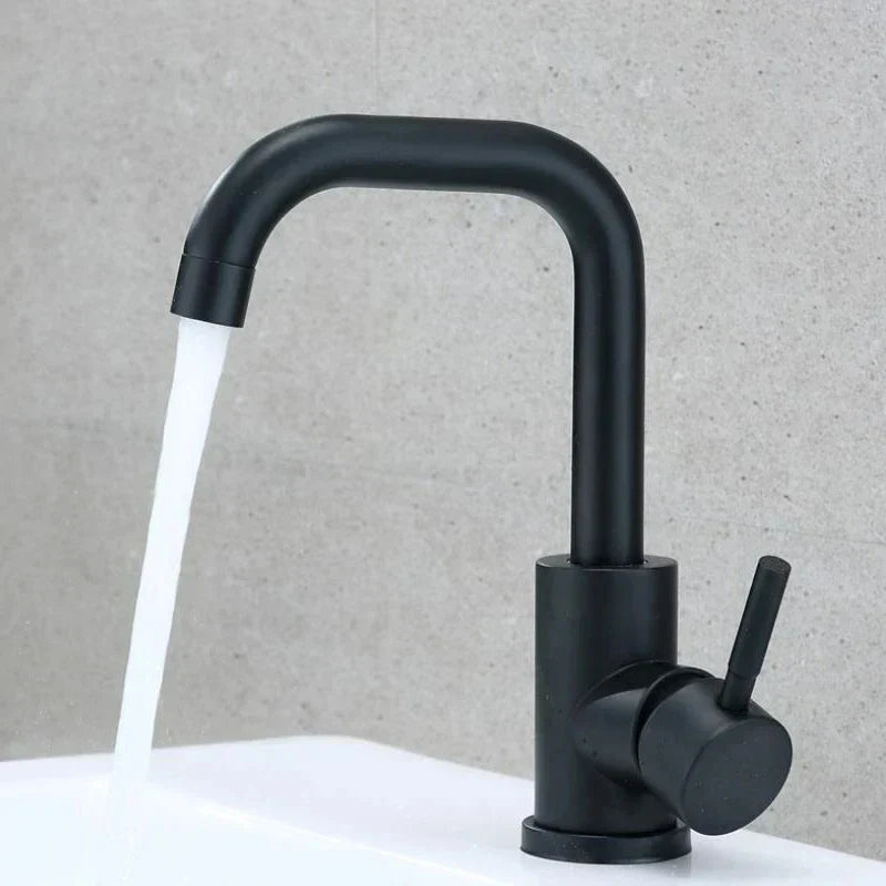 DecorBites™ 304 Stainless Steel Rotating Bathroom Sink Faucet