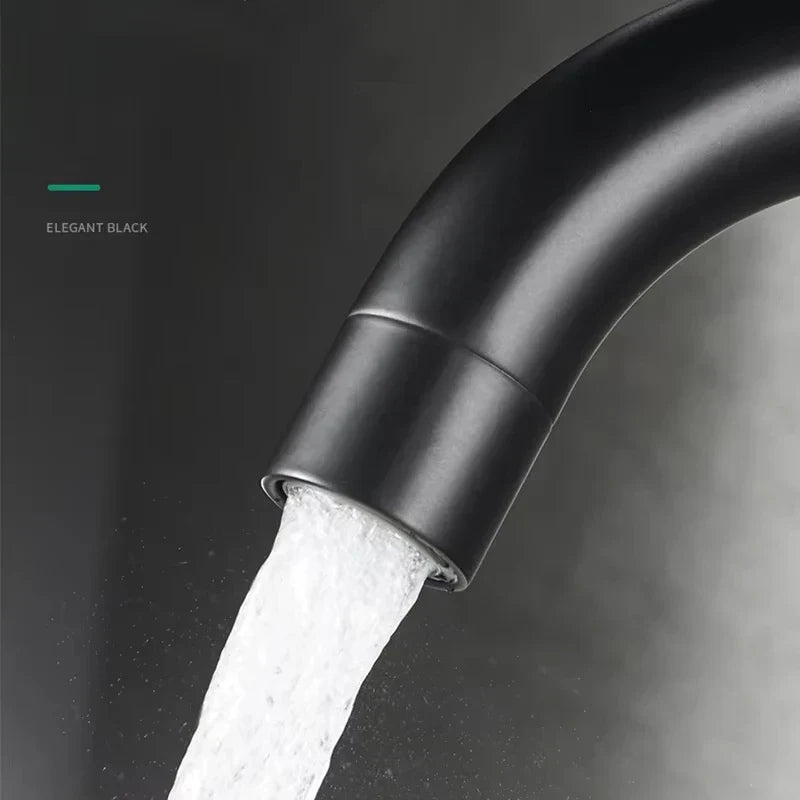 DecorBites™ 304 Stainless Steel Rotating Bathroom Sink Faucet