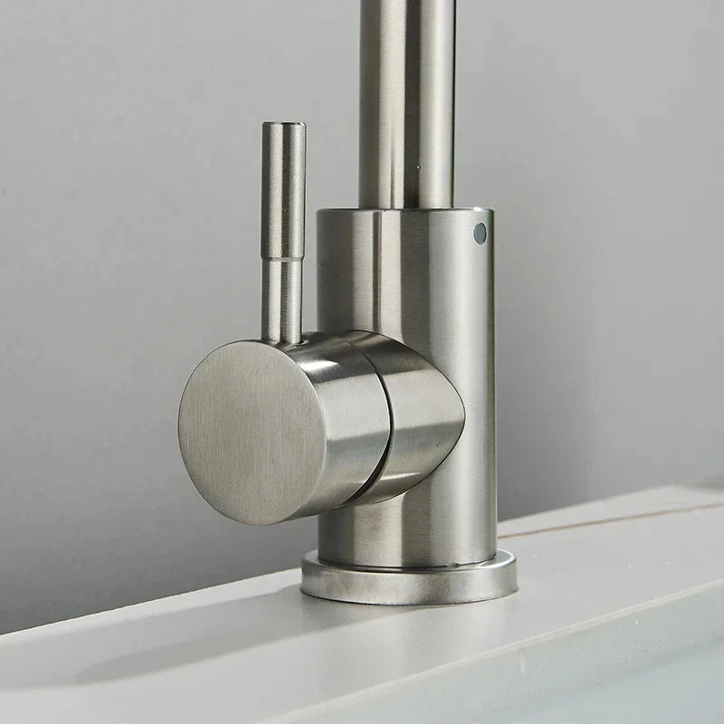 DecorBites™ 304 Stainless Steel Rotating Bathroom Sink Faucet