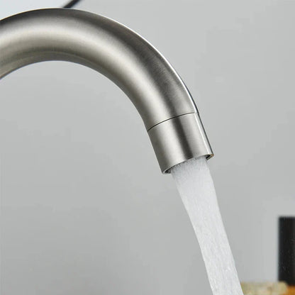 DecorBites™ 304 Stainless Steel Rotating Bathroom Sink Faucet