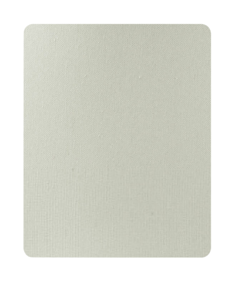 Moderne Flush Mount Conversion Kit 16"w Light Oatmeal Linen Drum Lampshade