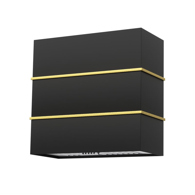 Akicon 30" Stainless Steel Wall Mount Range Hood with 600 CFM Vent Hood - AK-HS30HC-JB
