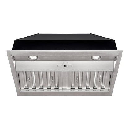 30" Range Hood Insert, Stainless Steel Kitchen Vent Hood with Dimmable LED Lights, 600CFM - NX-E90-30