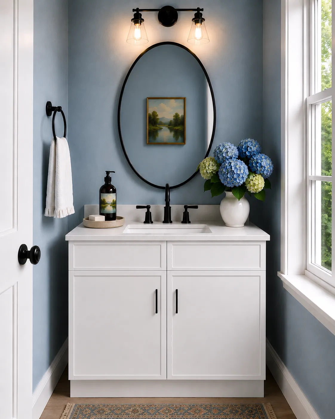 White Slim Shaker 30" Single Sink Bathroom Vanity