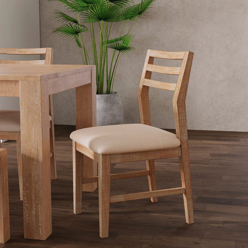 Aiden Side Chairs (Set of 2), Natural Weathered