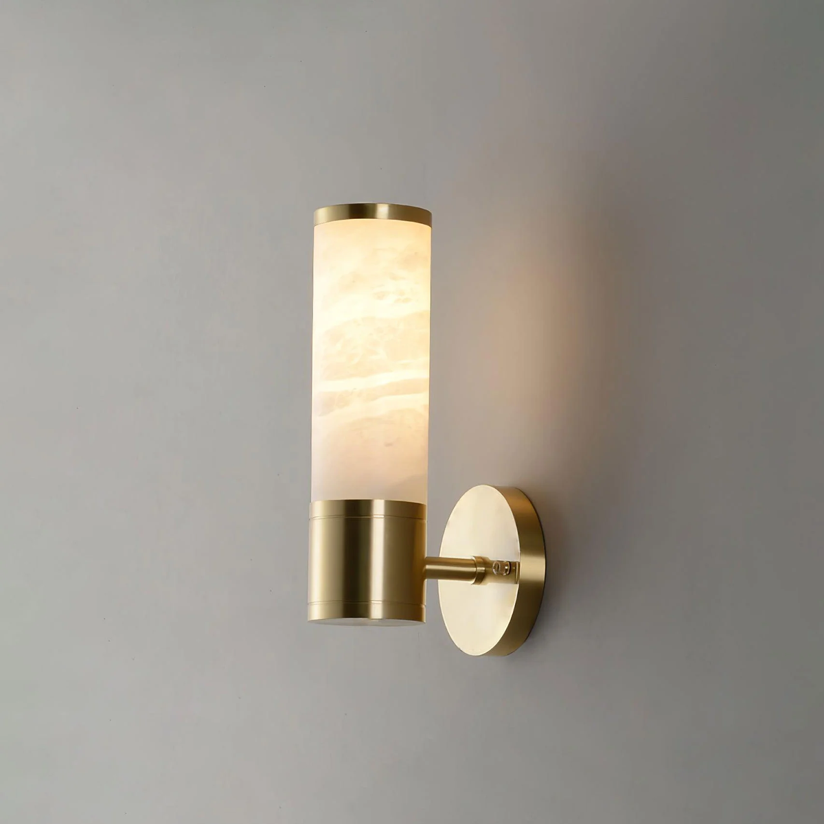 Varelle Twin Alabaster Wall Sconce